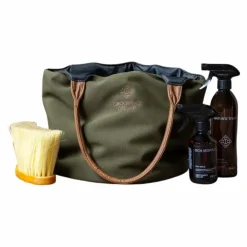 Grooming Deluxe - Sac de Grooming Canvas kaki Vert Discount
