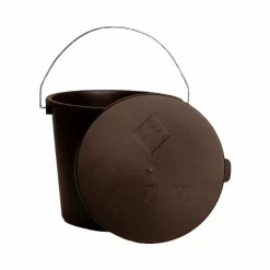 Grooming Deluxe - Seau avec couvercle Marron Discount