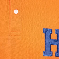 Hagg - Polo manches courtes homme / bleu roi Orange Discount