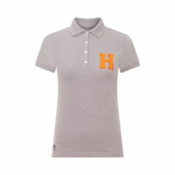 Hagg - Polo manches courtes femme / orange Gris Best
