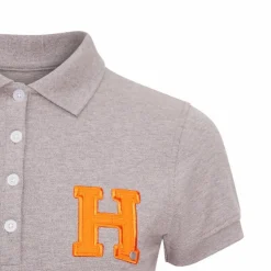 Hagg - Polo manches courtes femme / orange Gris Best