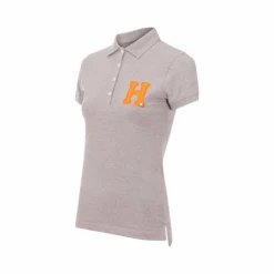 Hagg - Polo manches courtes femme / orange Gris Best