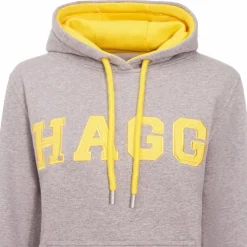 Hagg - Sweat à capuche femme / jaune Gris Discount