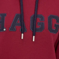 Outlet Hagg - Sweat à capuche femme / marine Prune