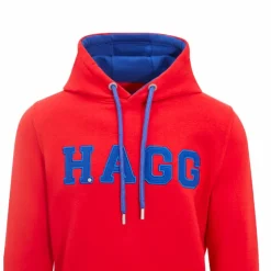Hagg - Sweat à capuche femme / bleu roi Rouge