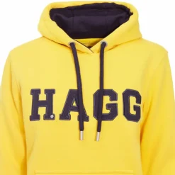 Online Hagg - Sweat à capuche femme / marine Jaune