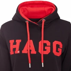 Sale Hagg - Sweat à capuche femme / rouge Noir