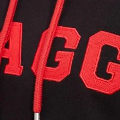 Sale Hagg - Sweat à capuche femme / rouge Noir