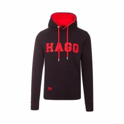 Discount Hagg - Sweat à capuche homme / rouge Noir