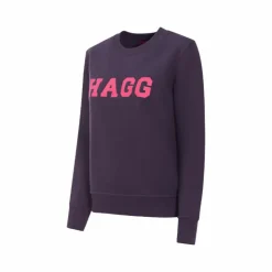Best Hagg - Sweat col rond femme / fuchsia Marine