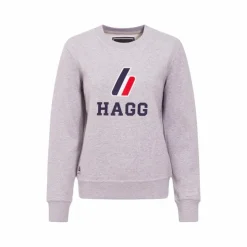 Hagg - Sweat col rond femme Gris New