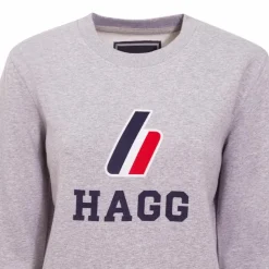 Hagg - Sweat col rond femme Gris New