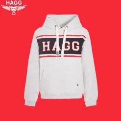 Hagg - Sweat hoodie à capuche gris