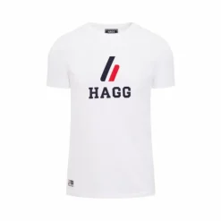 Hagg - T-shirt manches courtes homme Blanc New