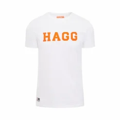 Hagg - T-shirt manches courtes homme / orange Blanc Clearance
