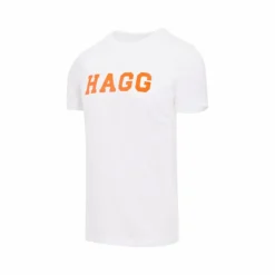 Hagg - T-shirt manches courtes homme / orange Blanc Clearance