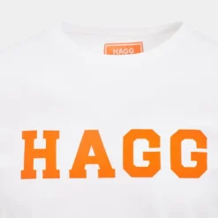 Hagg - T-shirt manches courtes homme / orange Blanc Clearance