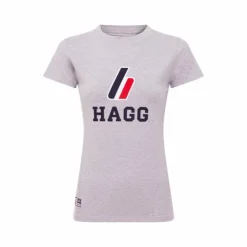 Hagg - T-shirt manches courtes femme Gris Outlet