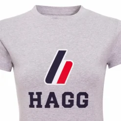 Hagg - T-shirt manches courtes femme Gris Outlet
