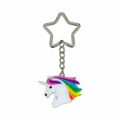 Happy Ross - Porte-clé tête licorne Discount