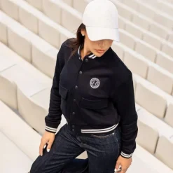 Hot Harcour - Bomber manches longues femme Agathe Marine