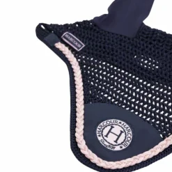 New Harcour - Bonnet pour chevaux Suzette / rose Marine