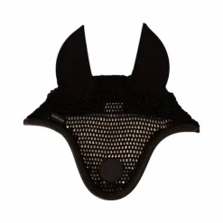 Harcour - Bonnet pour chevaux Baltha Noir Discount