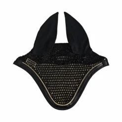 Harcour - Bonnet pour chevaux Freya / gold Noir