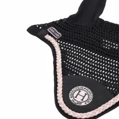 Discount Harcour - Bonnet pour chevaux Suzette / rose Noir