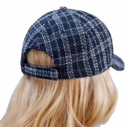 Outlet Harcour - Casquette unisexe Ambassadeur softshell tweed Marine