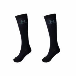 Harcour - Chaussette d'équitation Badminton / peacock Marine