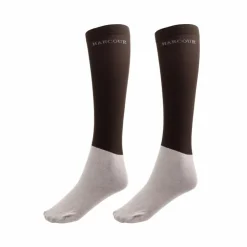 Harcour - Chaussettes d'équitation unisexe Vaya cacao (x2) Marron Best