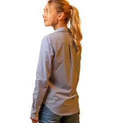 Harcour - Chemise manches longues casual femme Swany he et marine Blanc Discount