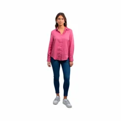 Harcour - Chemise manches longues femme Shamae vieux Rose Clearance