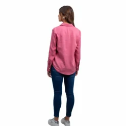 Harcour - Chemise manches longues femme Shamae vieux Rose Clearance