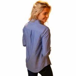 Hot Harcour - Chemise manches longues casual femme Swany et blanche Marine