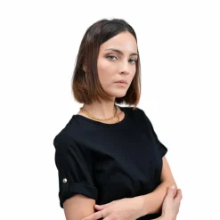 Harcour - Combi-short femme Perla black gold Noir Sale