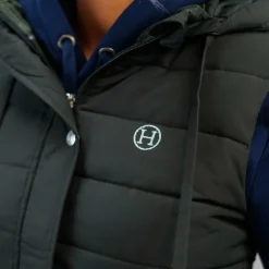 New Harcour - Doudoune longue sans manches femme Boliva kaki Vert