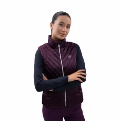 Best Harcour - Doudoune sans manches femme Agnes figue Violet