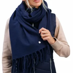 Sale Harcour - Echarpe Scalli Marine