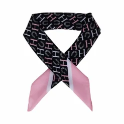 Harcour - Foulard Sarja noir/ / blanc Rose New
