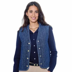 Best Harcour - Gilet sans manches femme Joeva jean Bleu