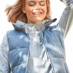 Online Harcour - Gilet sans manches Bold denim Bleu