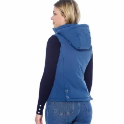 Sale Harcour - Gilet sans manches femme Bernie steel blue Bleu