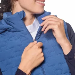 Sale Harcour - Gilet sans manches femme Bernie steel blue Bleu
