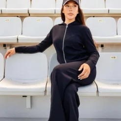 Harcour - Jogging en maille femme Andrea Marine New