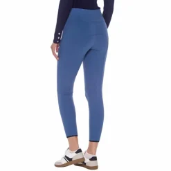 Harcour - Legging d'équitation polaire femme Lili steel blue Bleu Sale