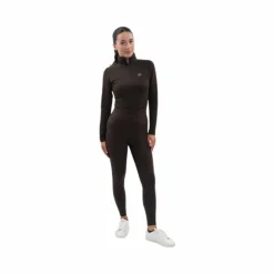 New Harcour - Legging d'équitation polaire femme Anaelle cacao Marron