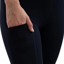 Clearance Harcour - Legging femme Volta / lin Marine
