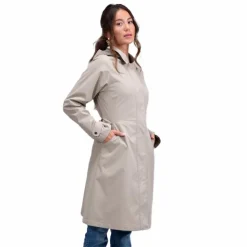 Harcour - Manteau Trench long femme Tweeta Beige Clearance
